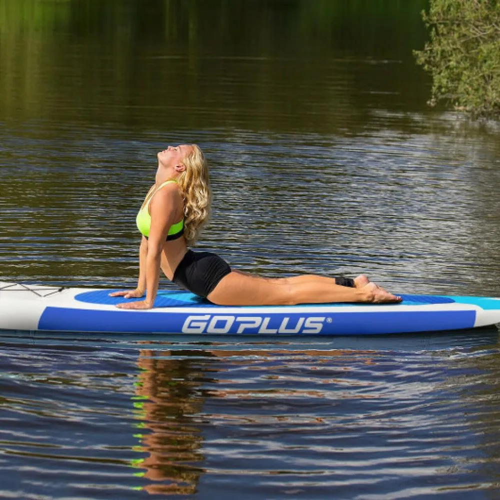 10 Feet Inflatable Stand Up Paddle Board 6 Inch Thick with Accessory Pack