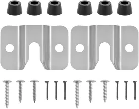 2 Set Portable Dart Board Mounting Bracket, Includes Screws, Nails and Stabilisers Dart Board Hanging Hardware Kit Wall Bracket for Hanging Dartboard