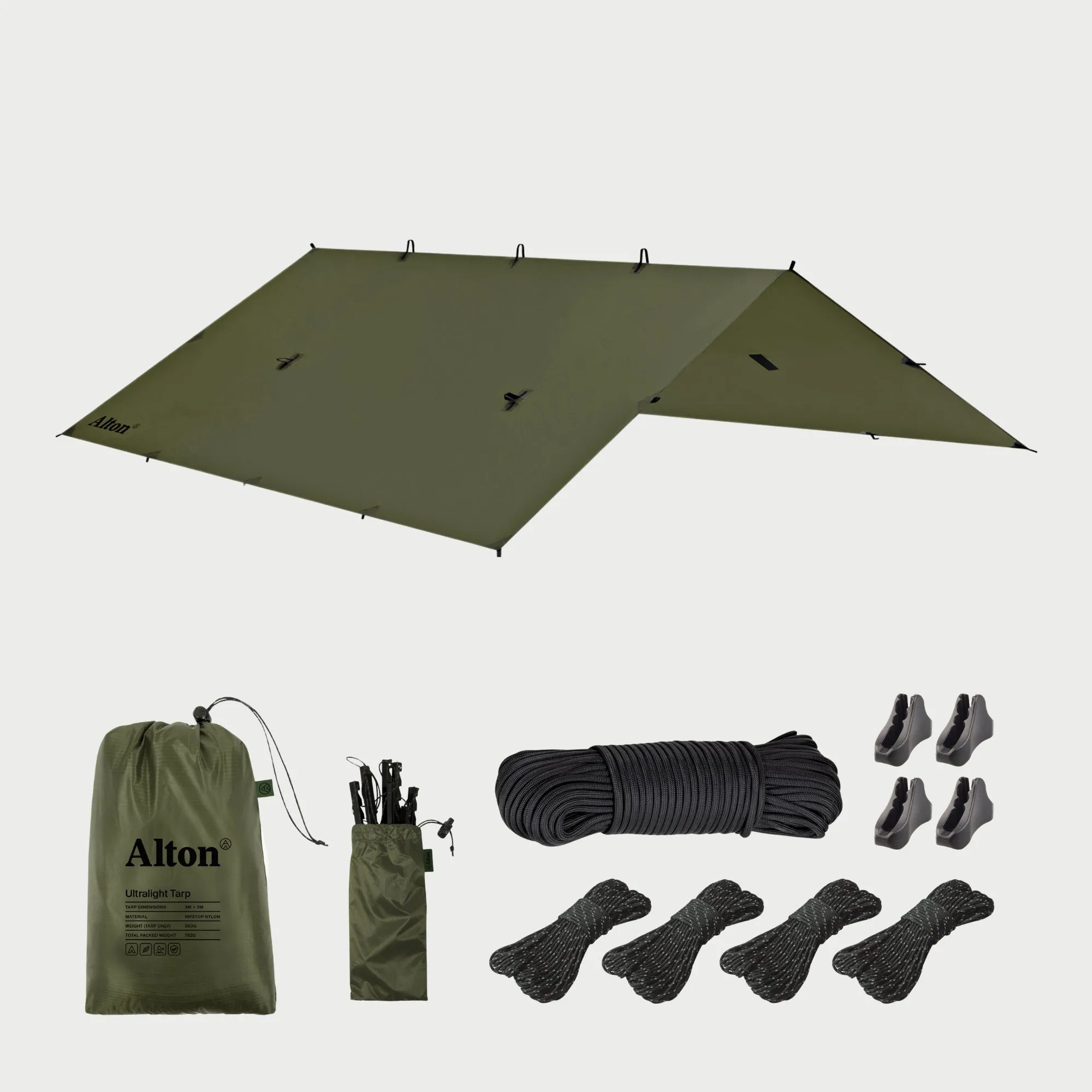3m x 3m Ultralight Tarp