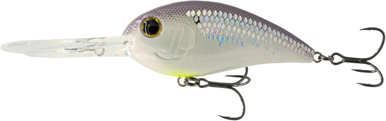 6th Sense Crush Deep Diving Crankbait  Premium Deep Water Fishing Lure with 3D Detailing, Sharp Black Nickel Hooks & Deflecting Lip Geometry (Smash Fest, 400DD (1.30oz.))