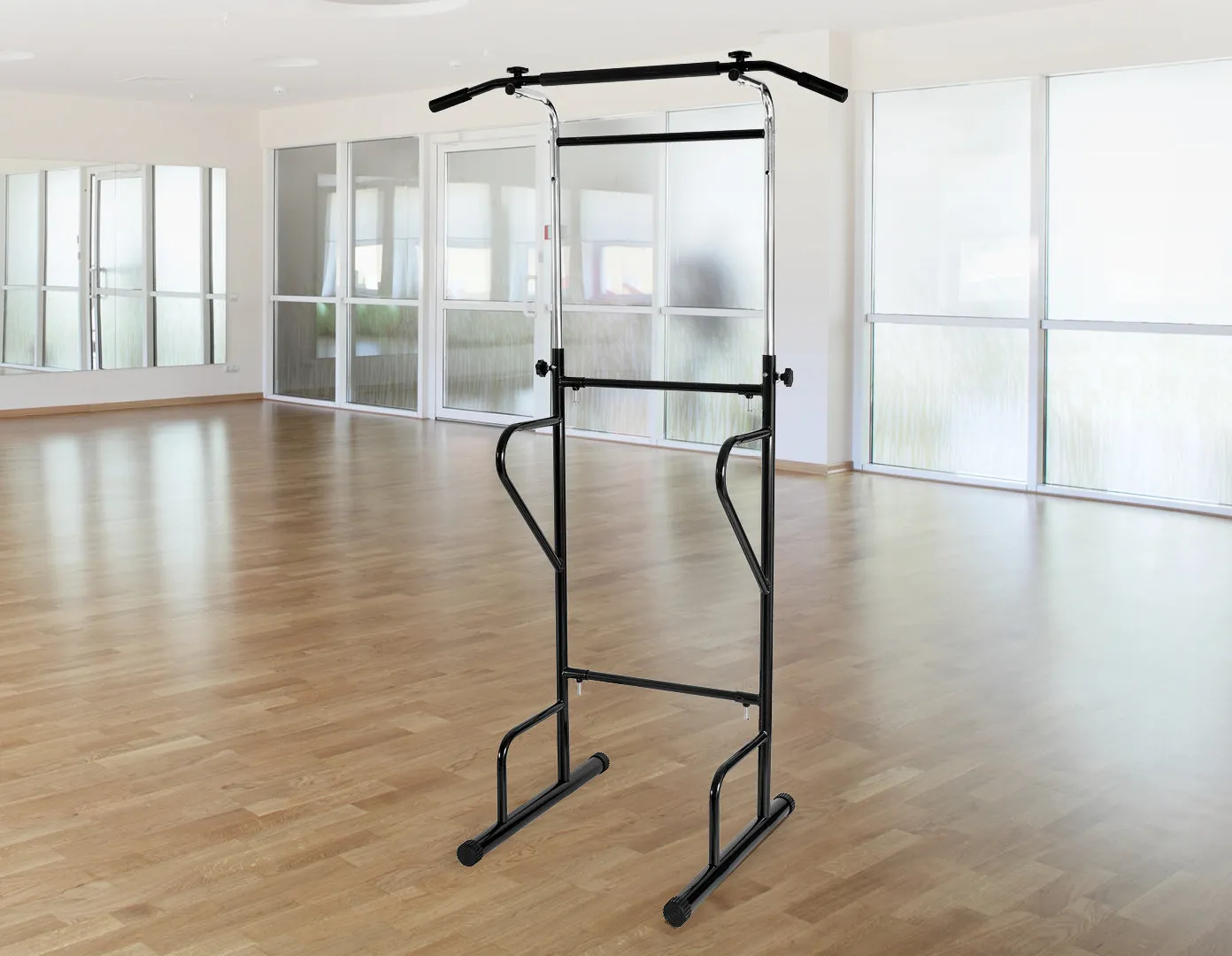 Adjustable Multi-Level Power Tower Dip Pull Up Station