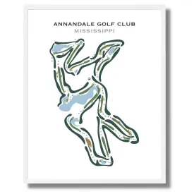 Annandale Golf Club, Mississippi - Printed Golf Courses