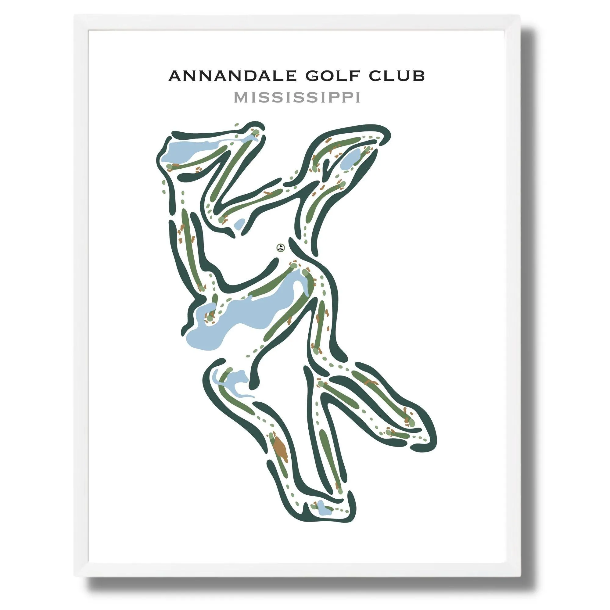 Annandale Golf Club, Mississippi - Printed Golf Courses