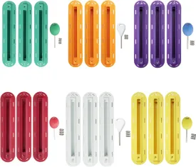 AQUBONA 3pcs/Set Single Tri Fins Box, Surfboard Fin Box Set with Screws Key, Surfing SUP Screw Surfboard Surf Fins Plugs Set, Paddle Board Fin Replacement, Multiple Colour