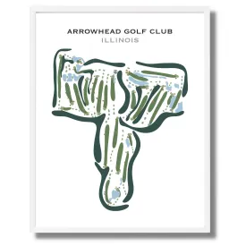 Arrowhead Golf Club, Illinois - Printed Golf Courses