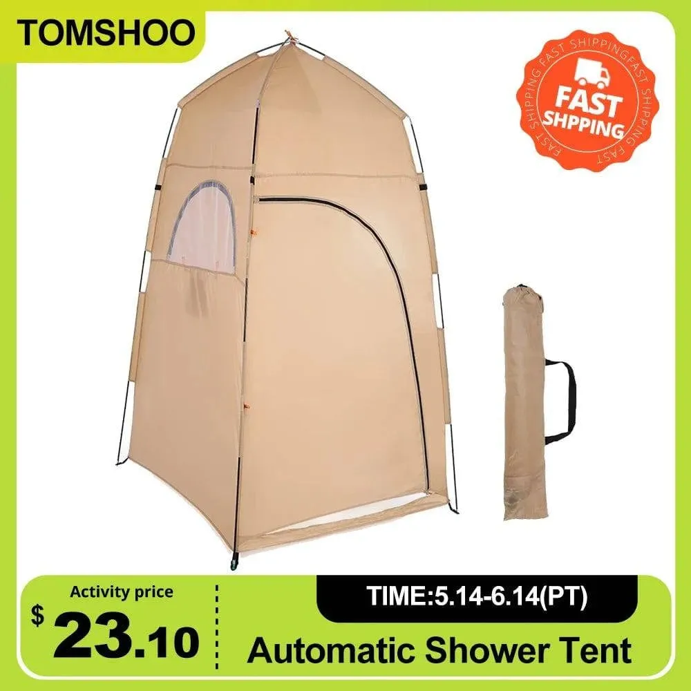 Automatic Beach Shower Tent Outdoor Camping Tent UV Protection Shelter Bath Instant Pop-up Summer Privacy Toilet Tent