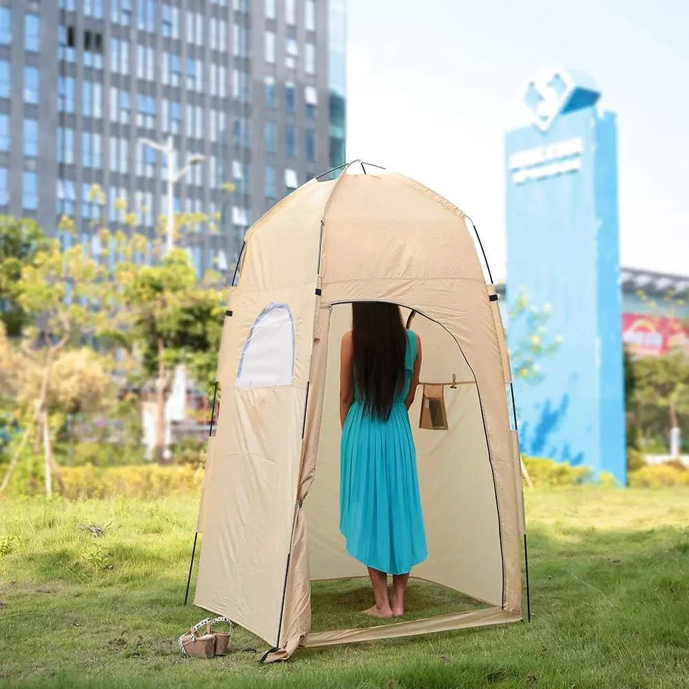 Automatic Beach Shower Tent Outdoor Camping Tent UV Protection Shelter Bath Instant Pop-up Summer Privacy Toilet Tent