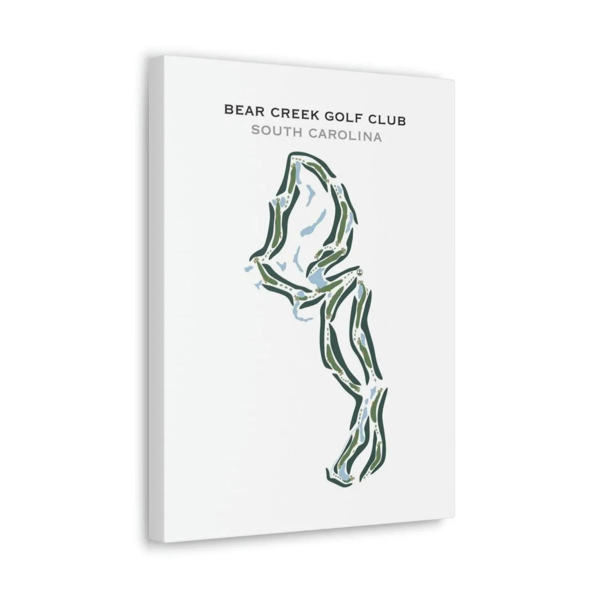 Bear Creek Golf Club, South Carolina - Printed Golf Courses