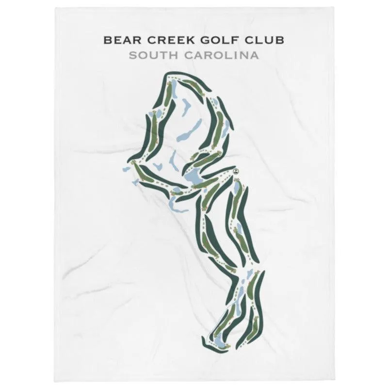 Bear Creek Golf Club, South Carolina - Printed Golf Courses