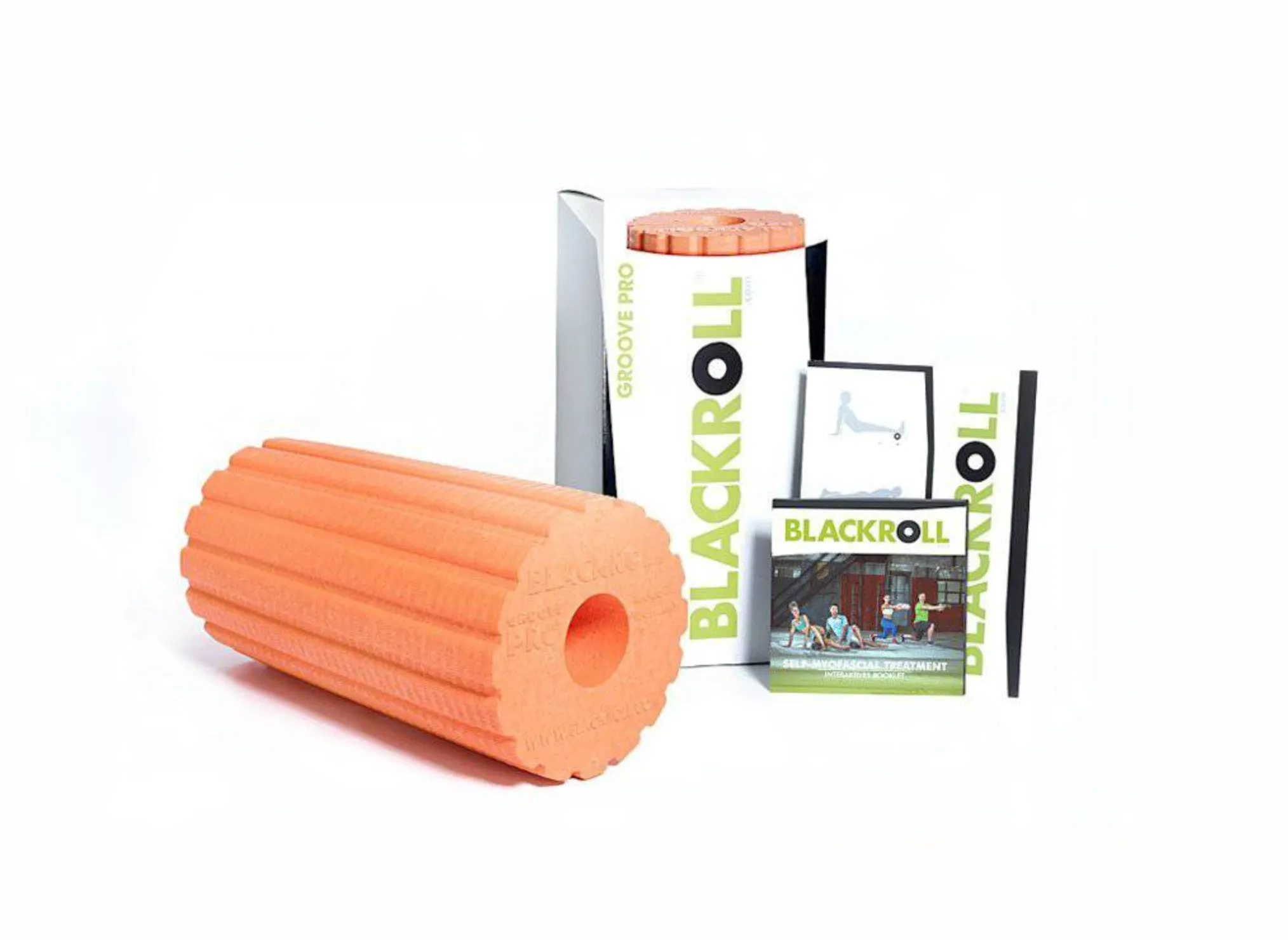 BLACKROLL - Groove Pro Foam Roller, High Density Foam Roller for Exercise, Deep Tissue Massage and Fascia Stimulation, Massage Roller for Muscle Recovery