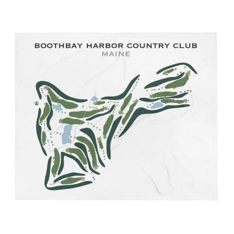 Boothbay Harbor Country Club, Maine - Printed Golf Courses