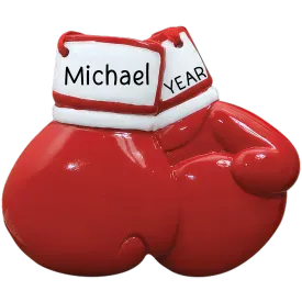 Boxing Gloves Personalized Ornament