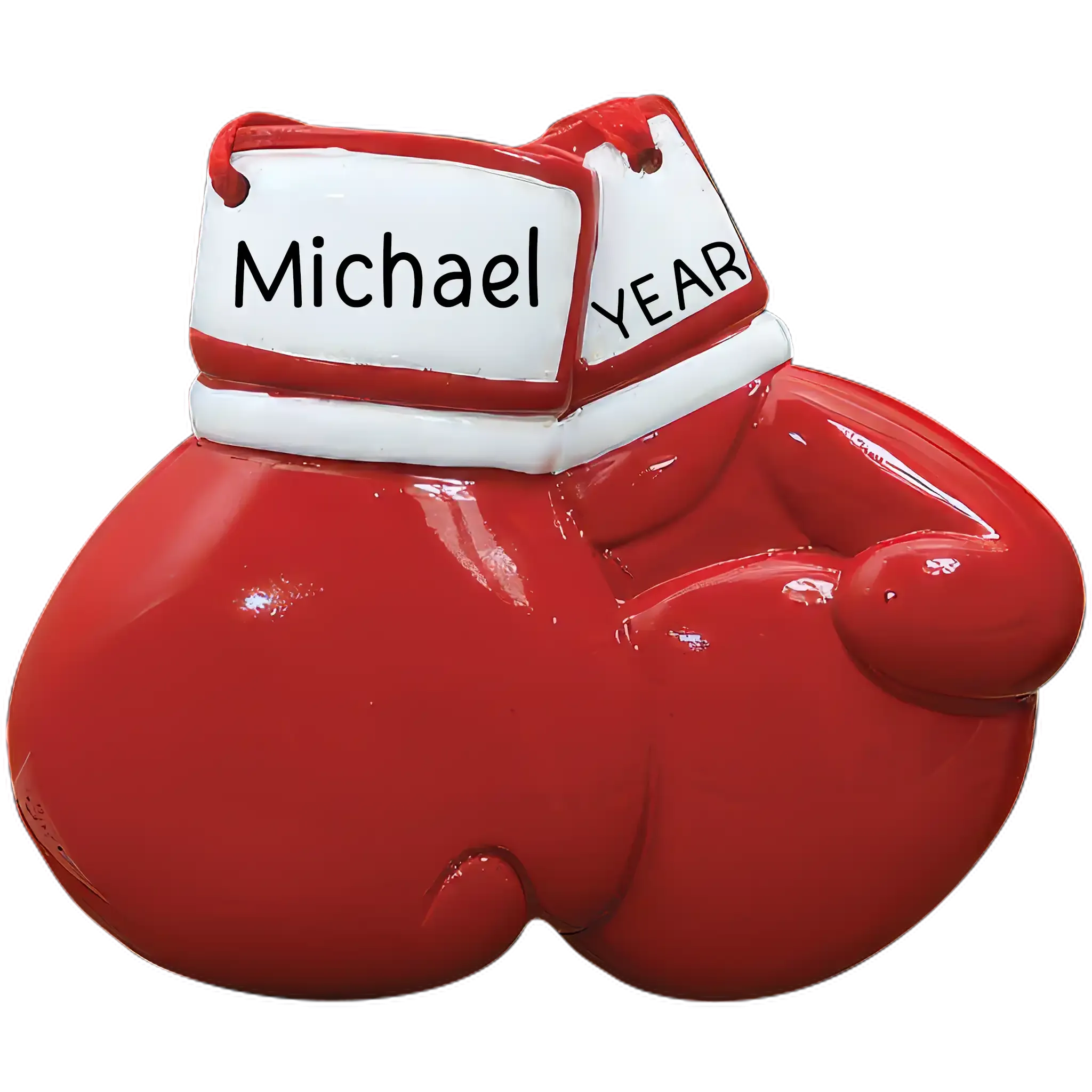 Boxing Gloves Personalized Ornament
