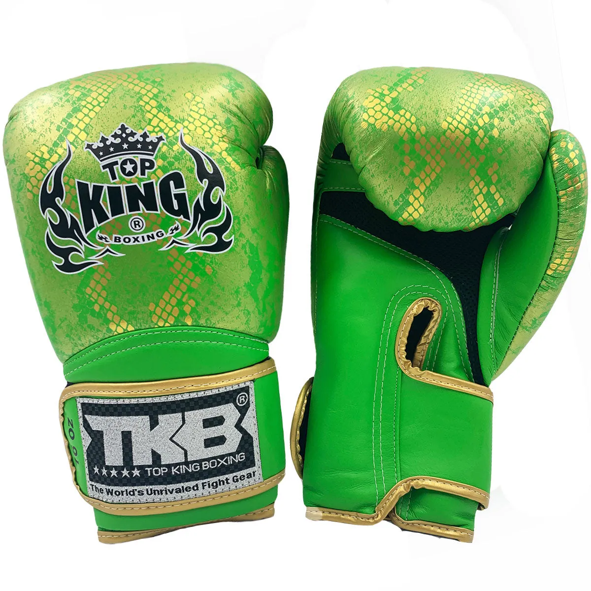Boxing Gloves Top King TKBGSS-02 Air Green Gold (Old Logo Exclusive)