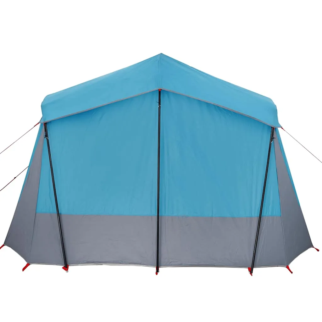 Camping Tent Cabin 5-Person Blue Waterproof