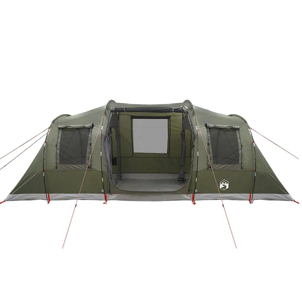 Camping Tent Tunnel 4-Person Olive Green Waterproof