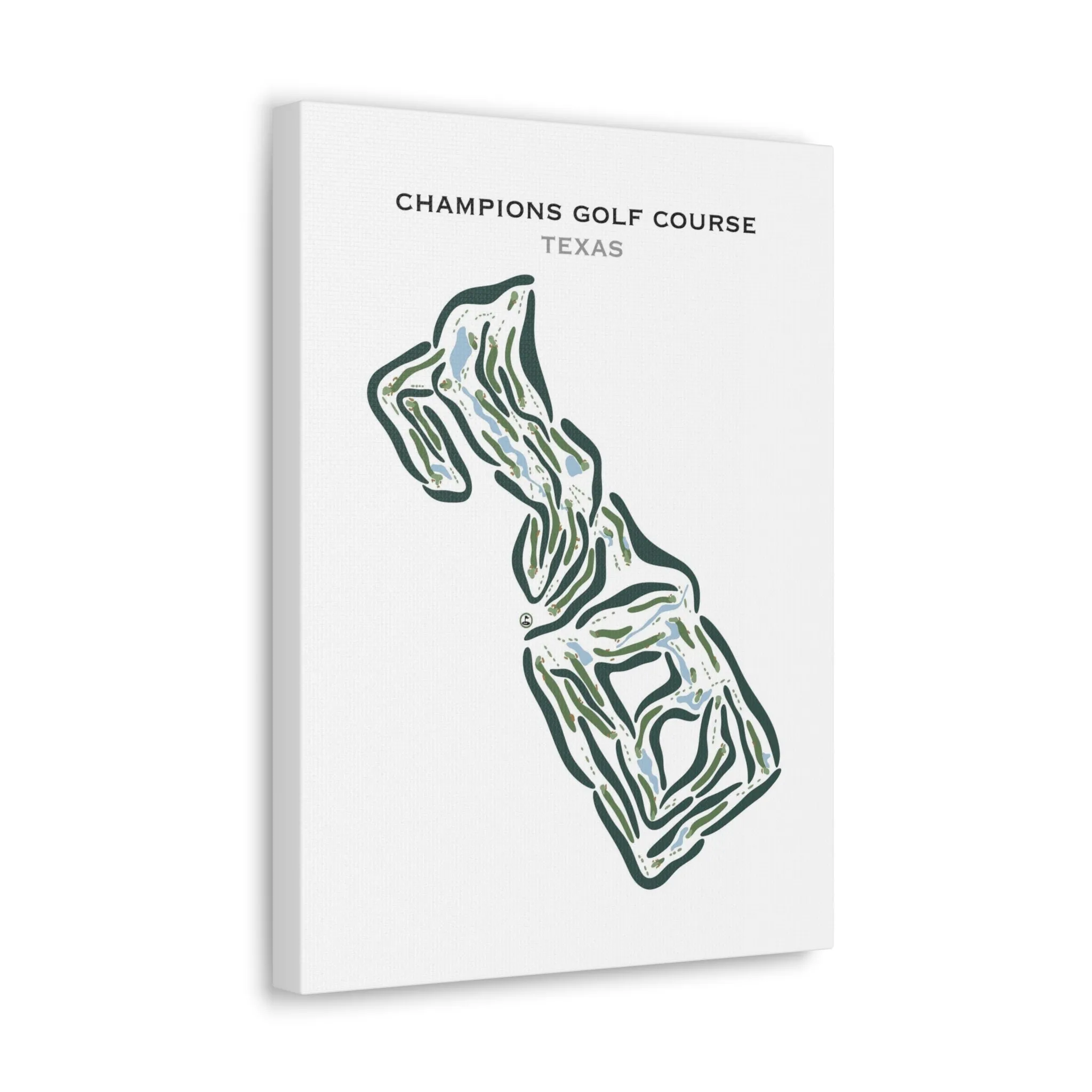Champions Golf Course, Texas - Printed Golf Courses