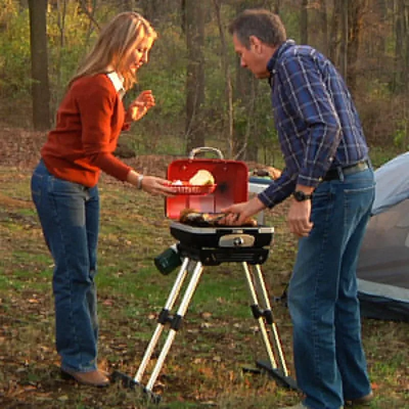 Cuisinart - Petite Gourmet Portable Gas Grill With Versastan