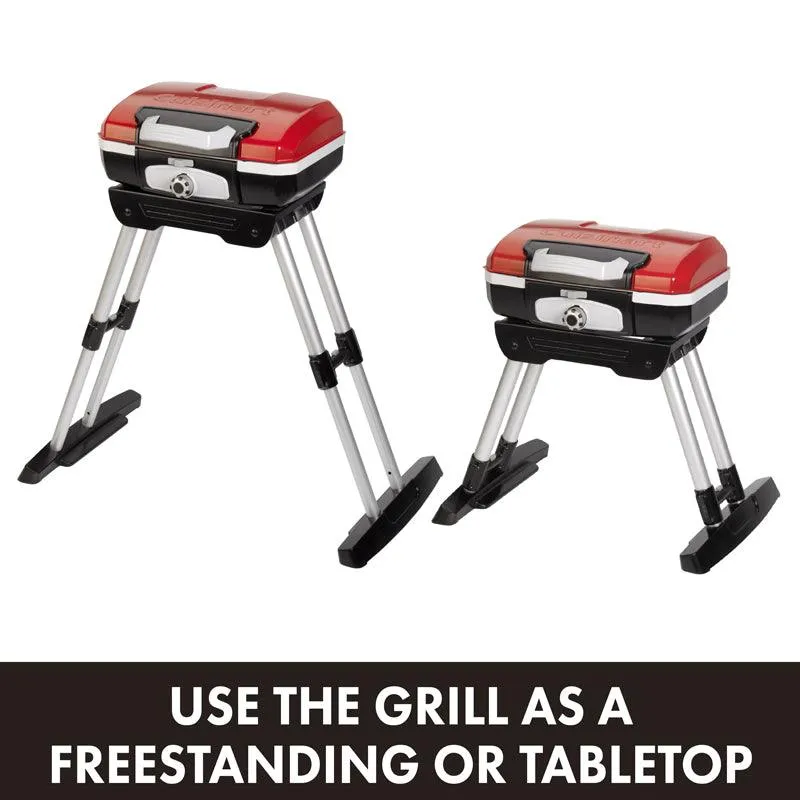 Cuisinart - Petite Gourmet Portable Gas Grill With Versastan