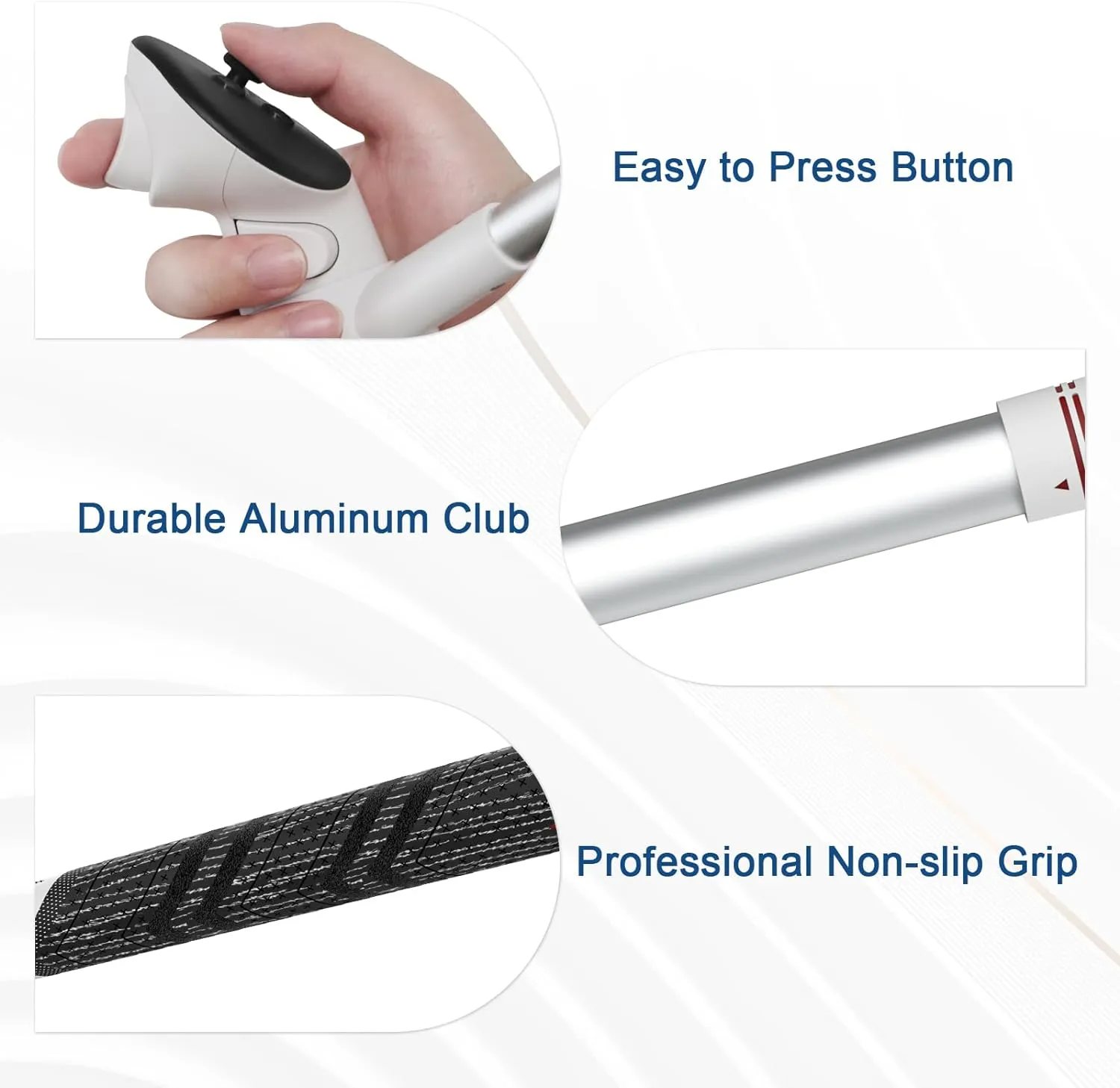Golf Club Attachment for Quest 3S/ Quest 3