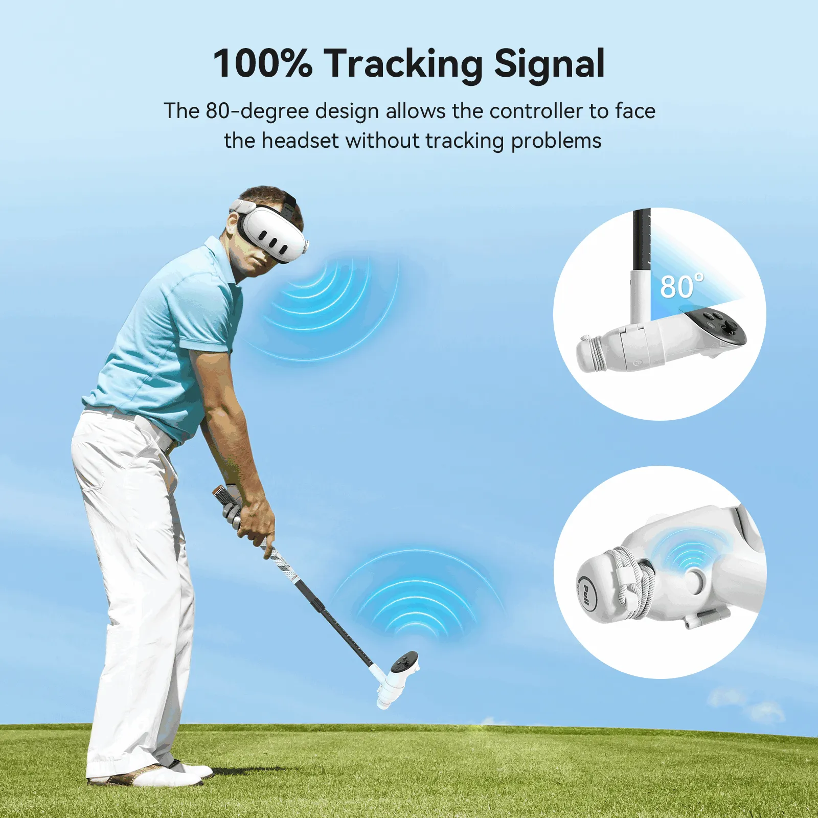Golf Club Attachment for Quest 3S/ Quest 3