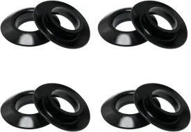 Kayak Paddle Drip Ring 8PCS Black Rubber Kayak Canoe Raft Paddle Oar Drip Rings for Kayak Canoe Rafting Paddles Shaft, Canoe Paddle Drip Ring