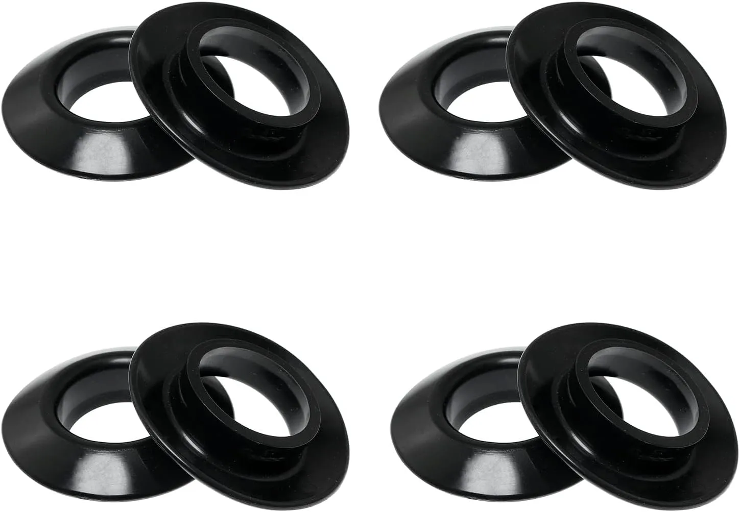 Kayak Paddle Drip Ring 8PCS Black Rubber Kayak Canoe Raft Paddle Oar Drip Rings for Kayak Canoe Rafting Paddles Shaft, Canoe Paddle Drip Ring
