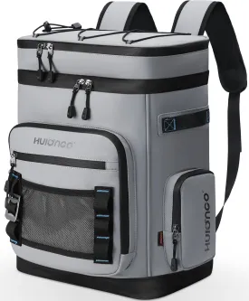 Large Waterproof Insulated Cooler Backpack for Men & Women, Leak Proof Cooler Backpack for Camping, Beach, Fishing, Picnic, Travel, Outdoor, 30L, 48Cans
