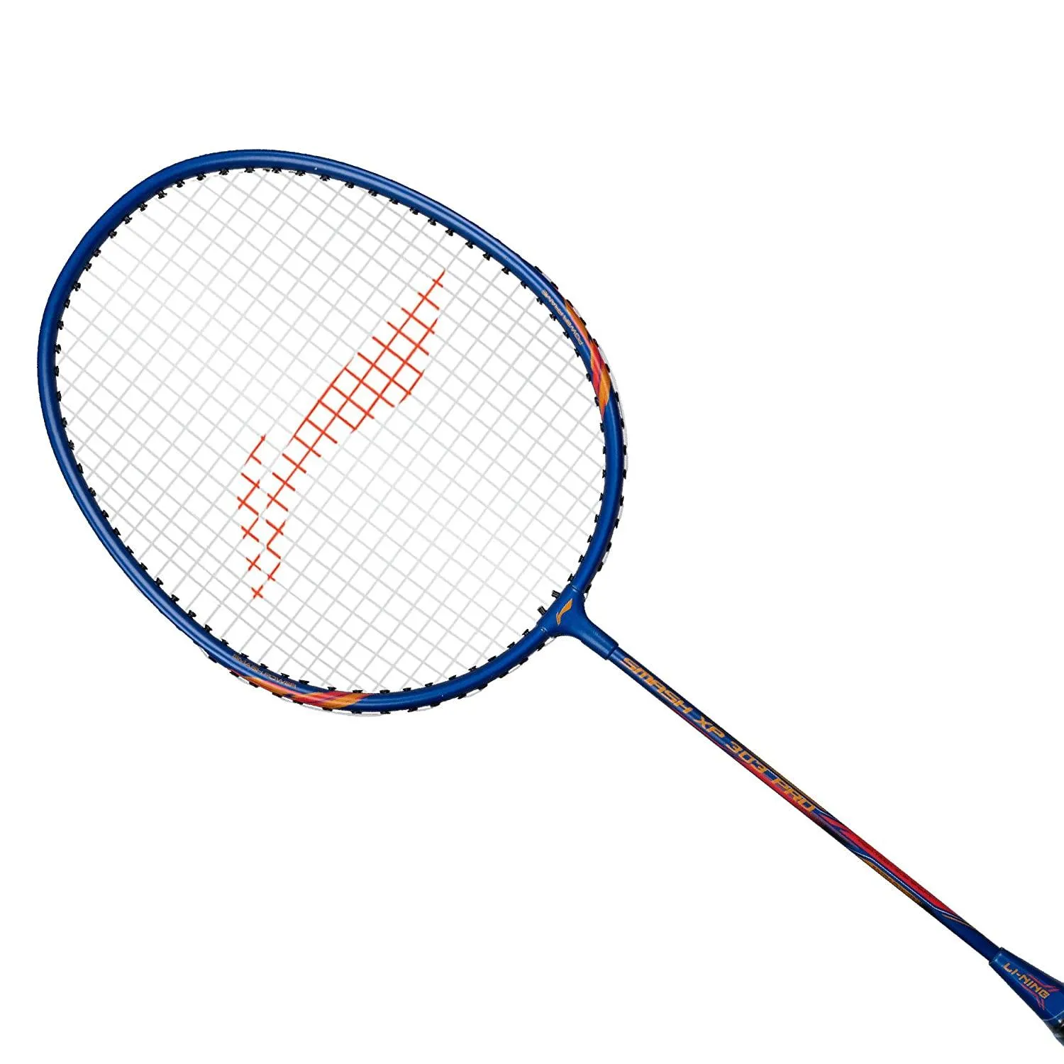 Li-Ning XP 303 PRO Strung Badminton Racket - Navy/Red (Set of 2)