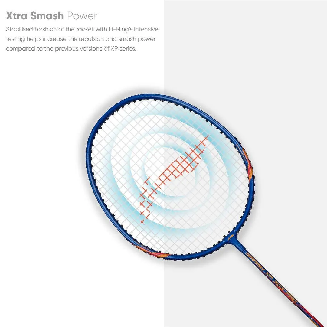 Li-Ning XP 303 PRO Strung Badminton Racket - Navy/Red (Set of 2)