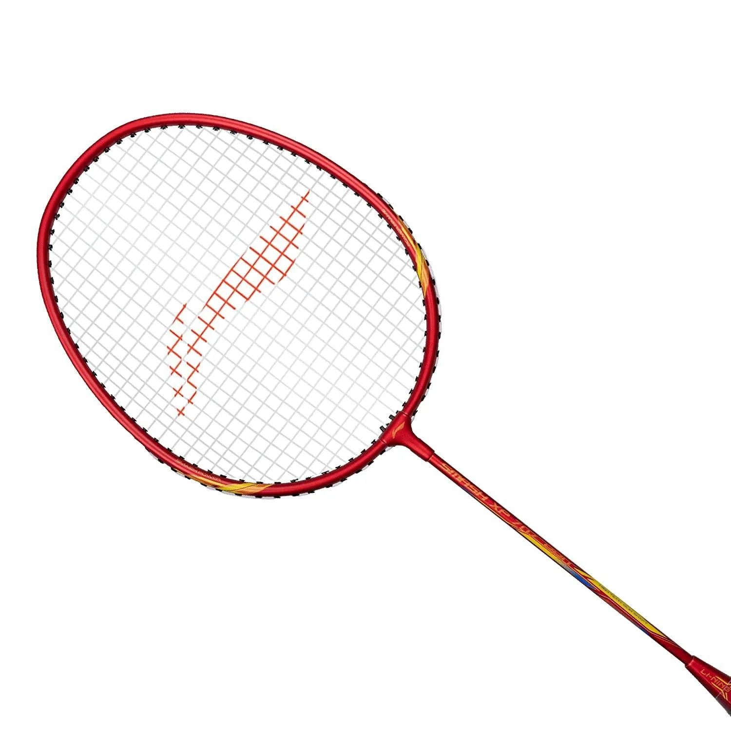 Li-Ning XP 707 PRO Strung Badminton Racket - Red/Yellow (Set of 2)