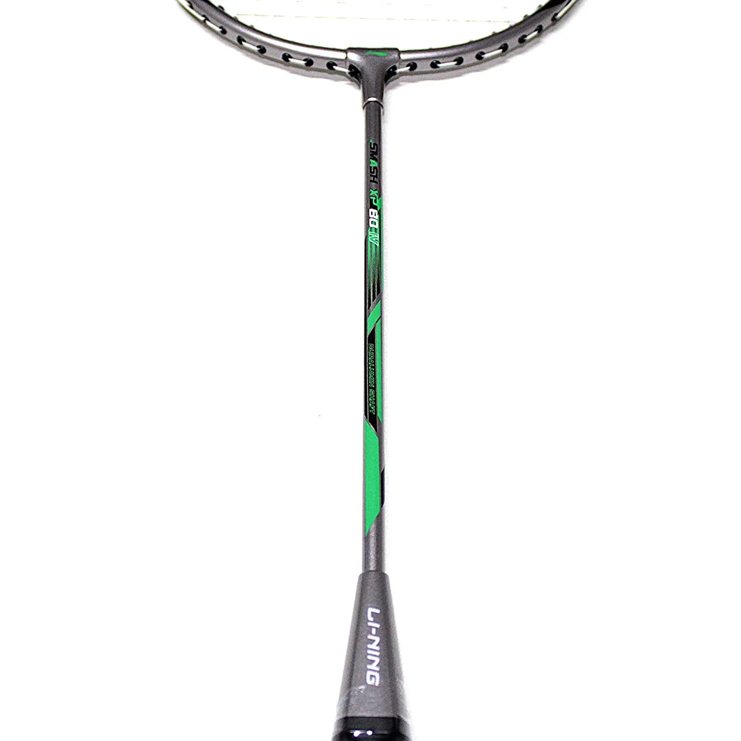 Li-Ning XP-80-IV Aluminum Badminton Racquet, Set of 2 (Grey/Blue)