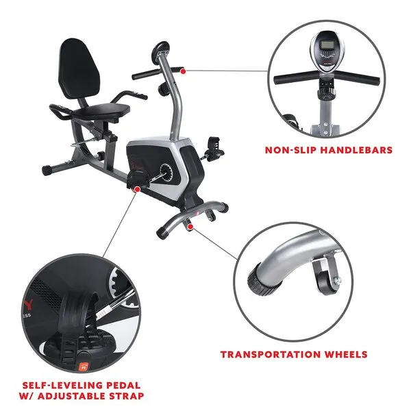 Magnetic Recumbent Exercise Bike