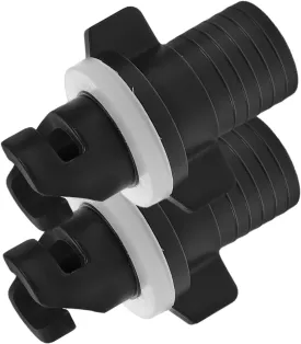 Mipcase 2pcs Inflatable Boat Valve Air Pump Adapter for Kayak Surfboard Paddleboard Leakproof Replacement Parts