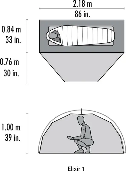 MSR - Elixir™ 1 Backpacking Tent - Past Season