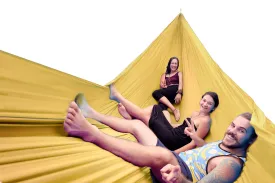 (NEW) "21ft" BaseCamp Hammock™ - Gold