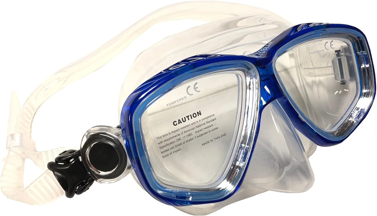 OctoBlue Sea Slender Mask Low Volume for Scuba Diving Snorkeling