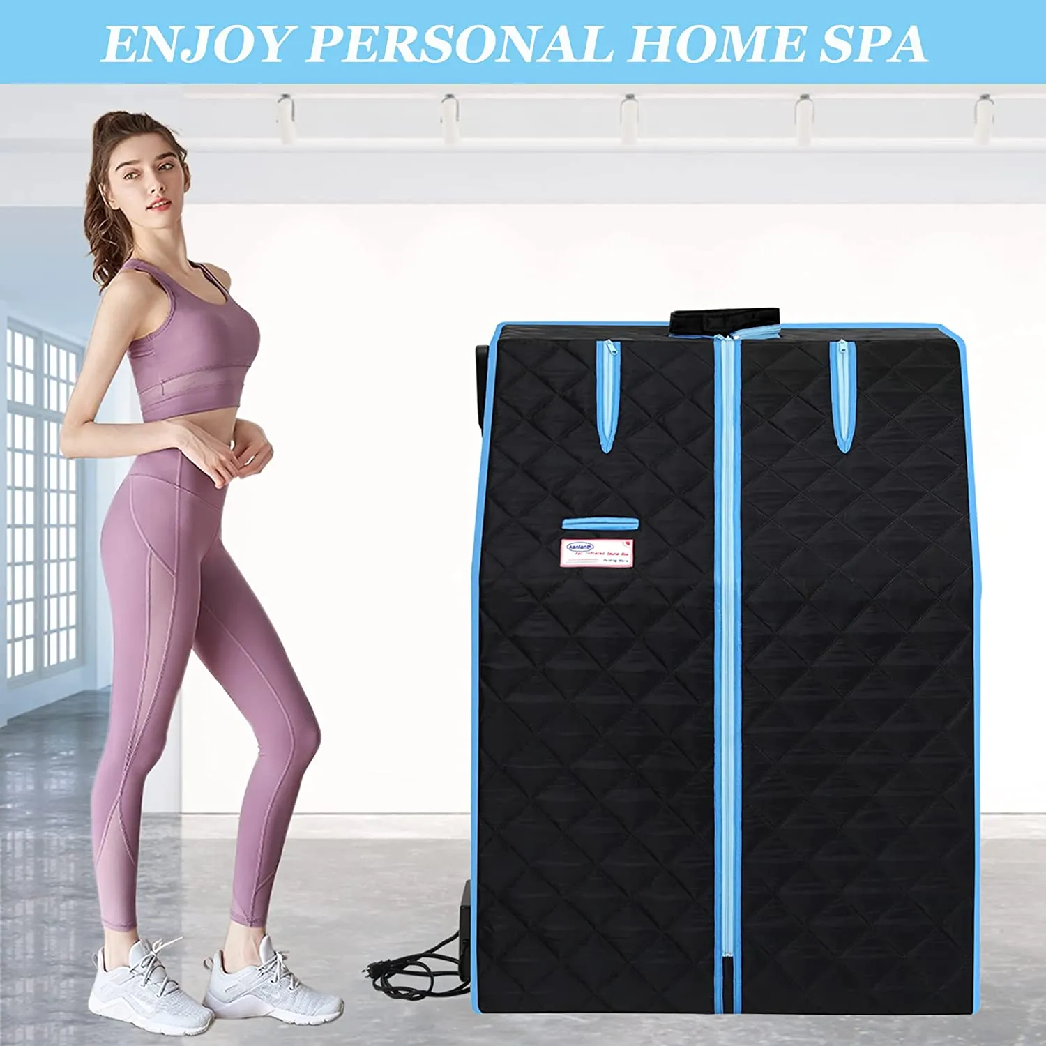 One Person Portable Full Body Sauna Tent SPA Set for Home