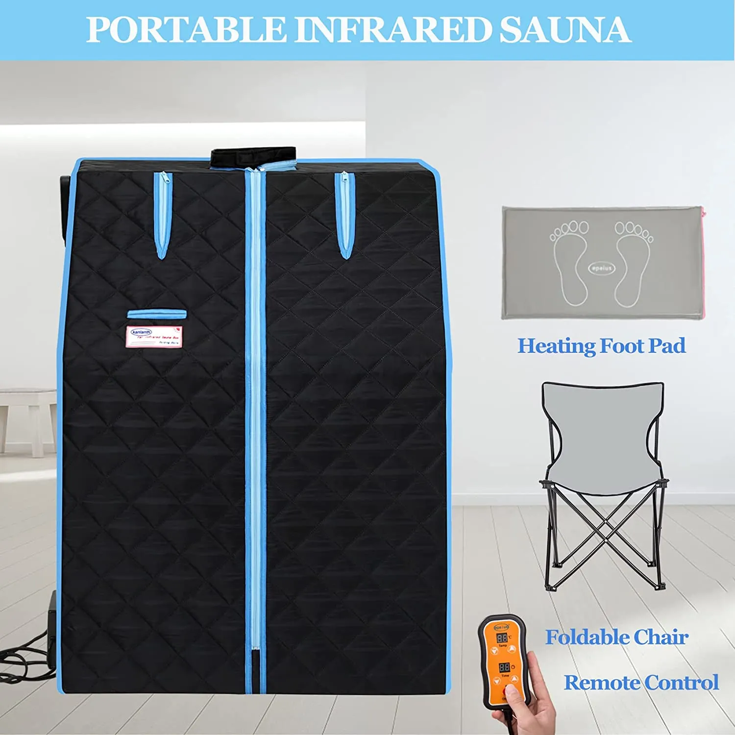 One Person Portable Full Body Sauna Tent SPA Set for Home