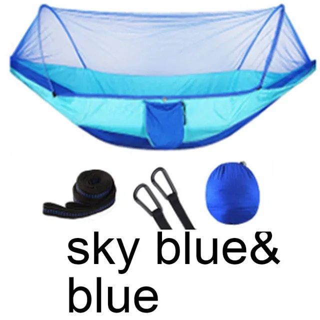 Outdoor Mosquito Net Hammock Portable Camping Sleeping Swing 250x120cm