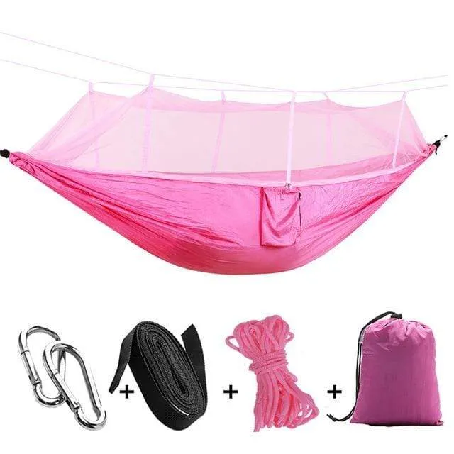 Outdoor Portable Camping/Garden Hammock with Mosquito Net