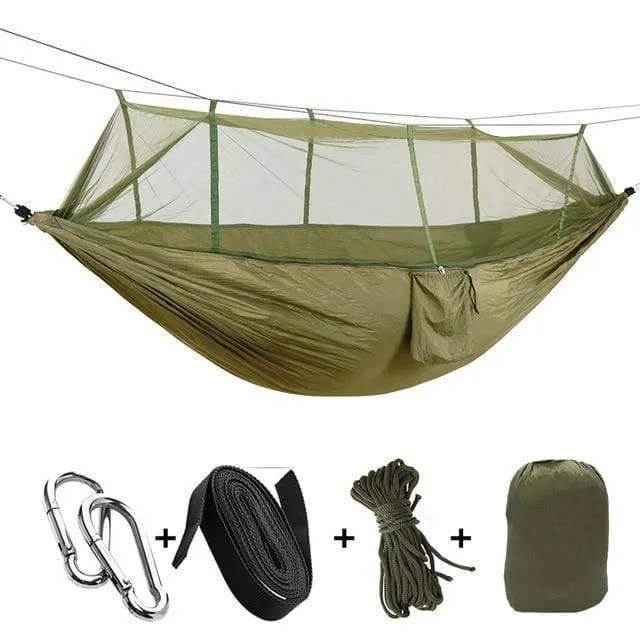 Outdoor Portable Camping/Garden Hammock with Mosquito Net