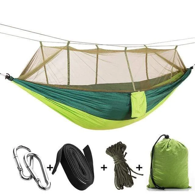 Outdoor Portable Camping/Garden Hammock with Mosquito Net