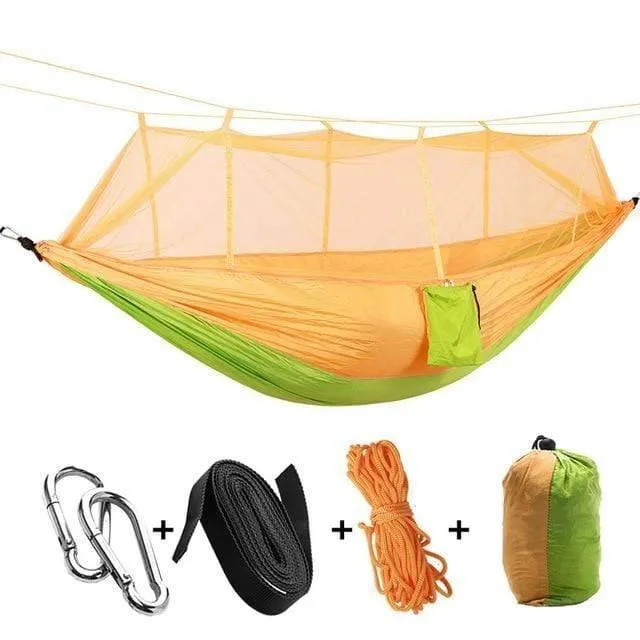 Outdoor Portable Camping/Garden Hammock with Mosquito Net