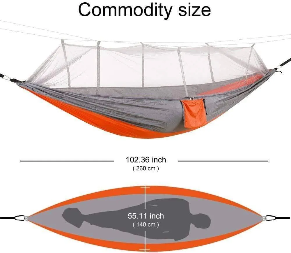 Outdoor Portable Camping/Garden Hammock with Mosquito Net