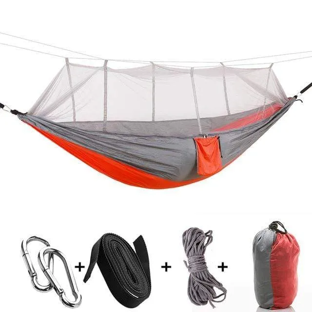 Outdoor Portable Camping/Garden Hammock with Mosquito Net