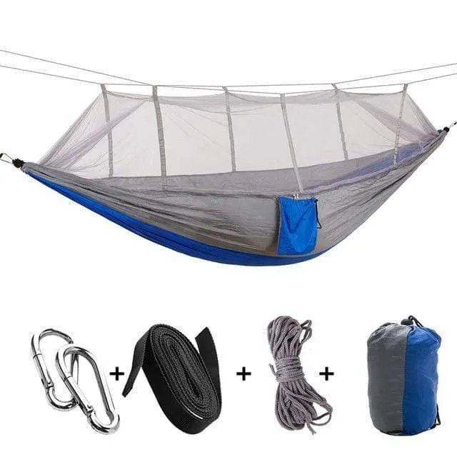 Outdoor Portable Camping/Garden Hammock with Mosquito Net