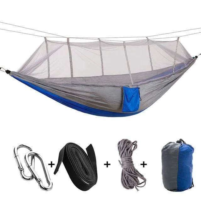 Outdoor Portable Camping/Garden Hammock with Mosquito Net