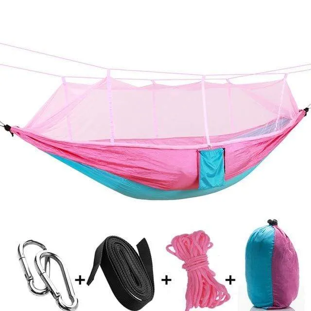 Outdoor Portable Camping/Garden Hammock with Mosquito Net