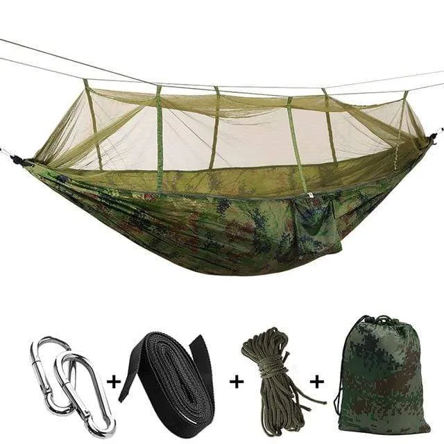 Outdoor Portable Camping/Garden Hammock with Mosquito Net